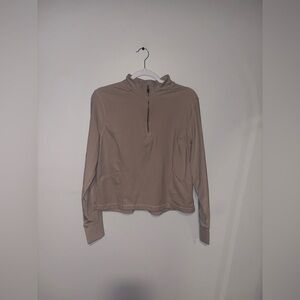 Avia | Beige Half Zip Jacket